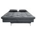 Sofá Cama Áustria 3 Lugares Reclinável em Suede