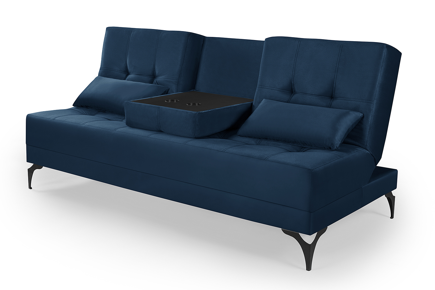 Sofá Cama Solteiro Colorado Reclinável 3 Posições Tecido Suede