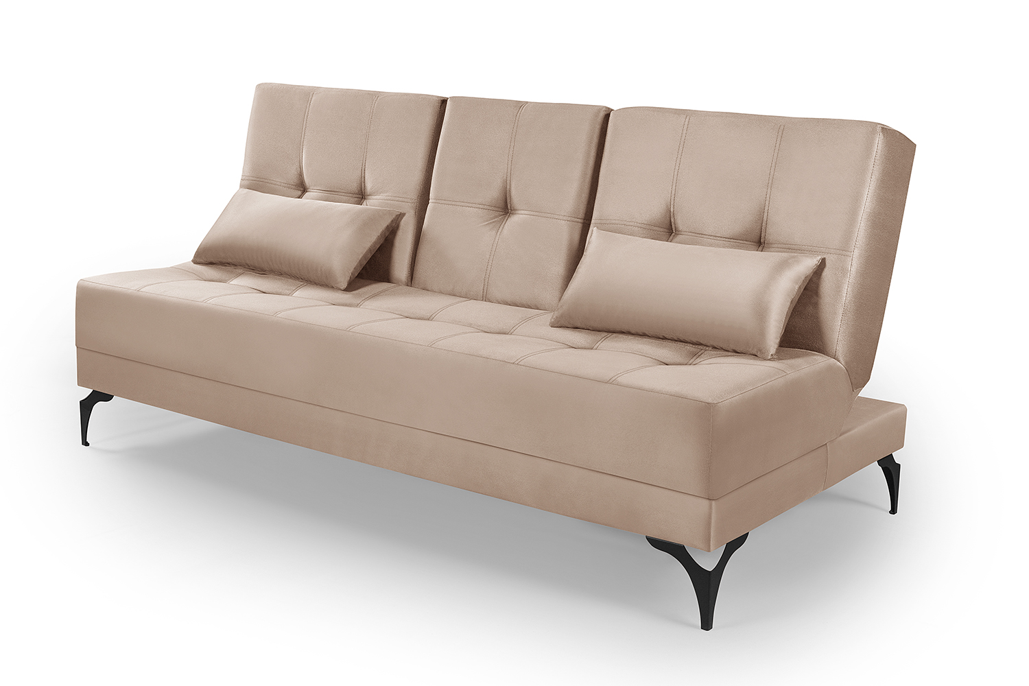 Sofá Cama Solteiro Colorado Reclinável 3 Posições Tecido Suede