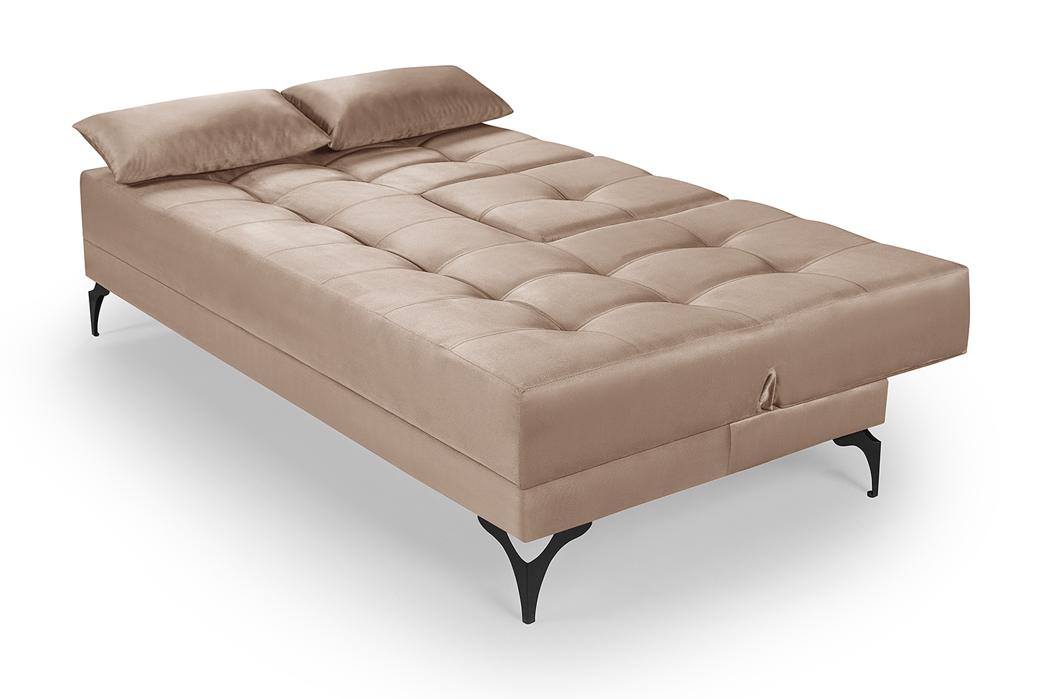 Sofá Cama Solteiro Colorado Reclinável 3 Posições Tecido Suede