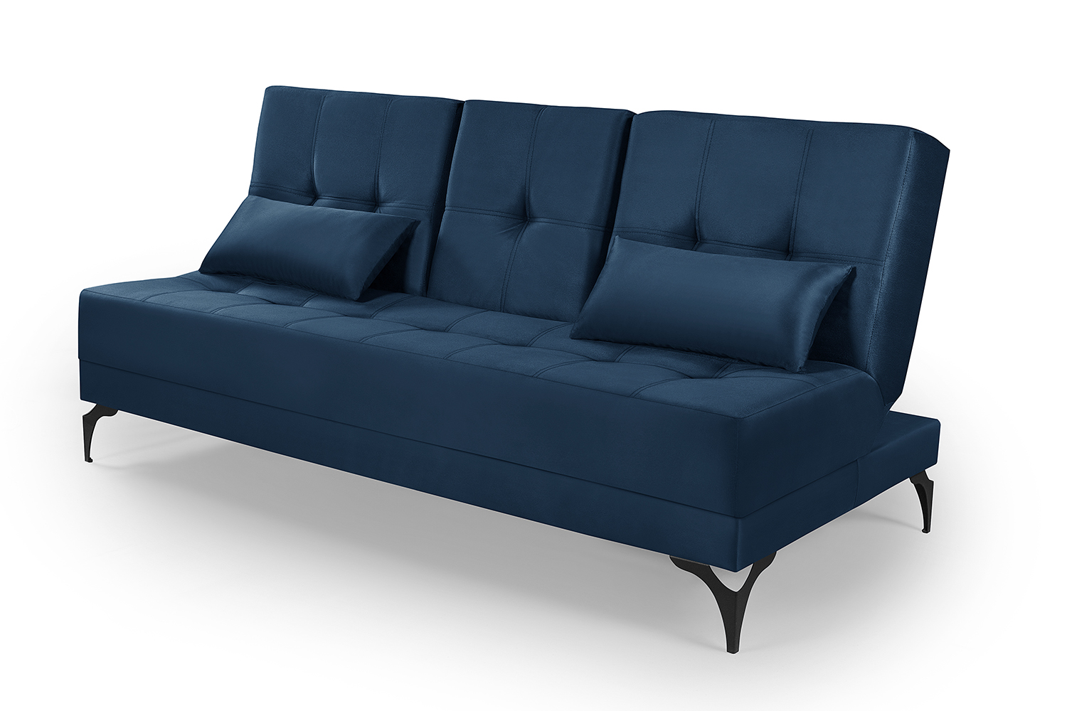 Sofá Cama Solteiro Colorado Reclinável 3 Posições Tecido Suede