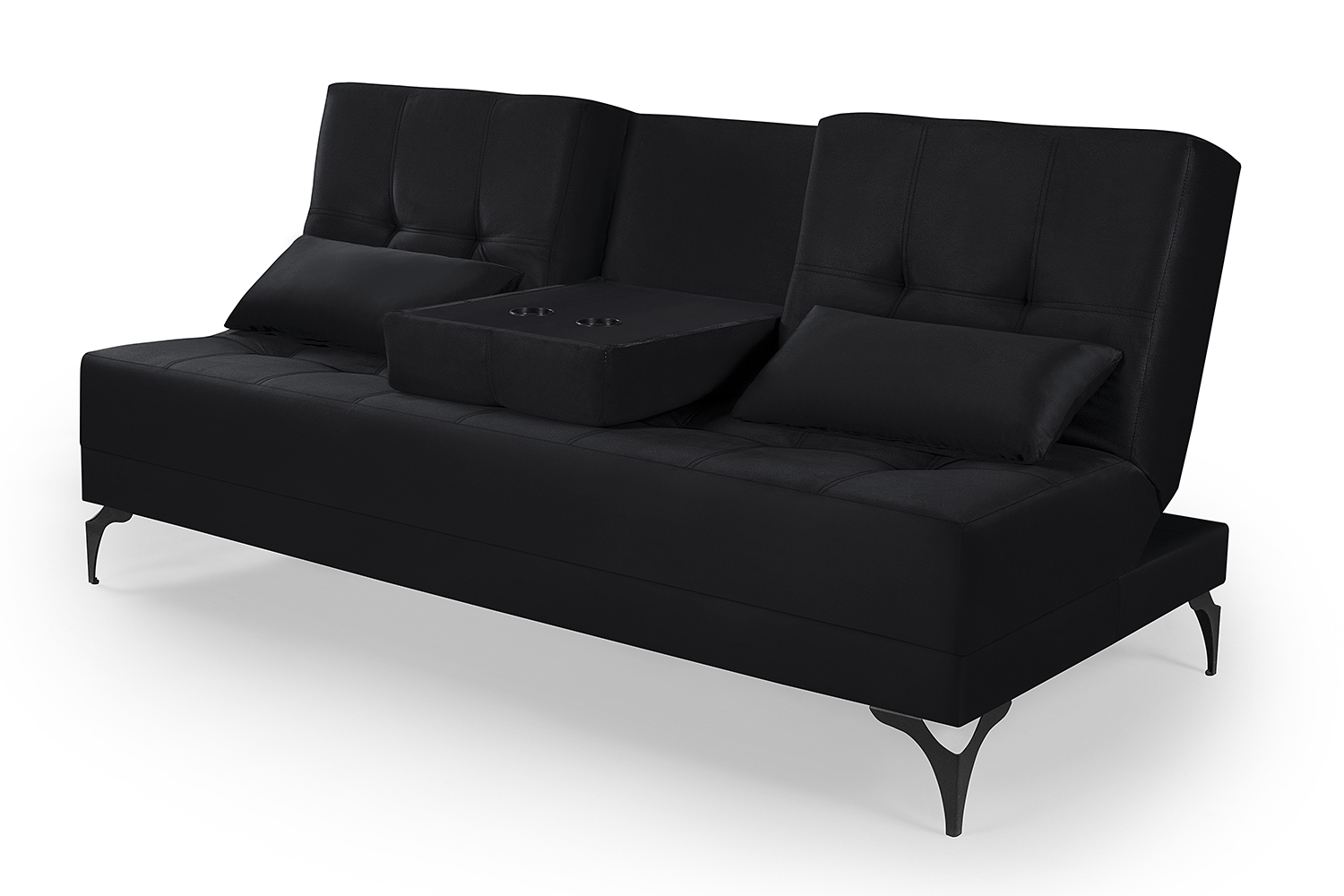 Sofá Cama Solteiro Colorado Reclinável 3 Posições Tecido Suede