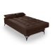 Sofá Cama Solteiro Colorado Reclinável 3 Posições Tecido Suede