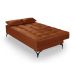 Sofá Cama Solteiro Colorado Reclinável 3 Posições Tecido Suede