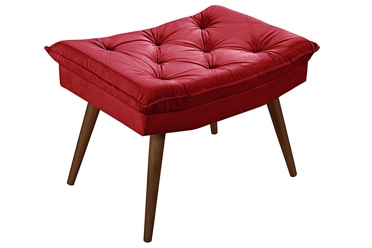 Sofa Cama Caribe 3 Lugares Reclinavel Com 2 Banquetas Base Em Madeira Revestido Suede