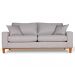 Sofa Living Istambul 3 Lugares Tecido Linho