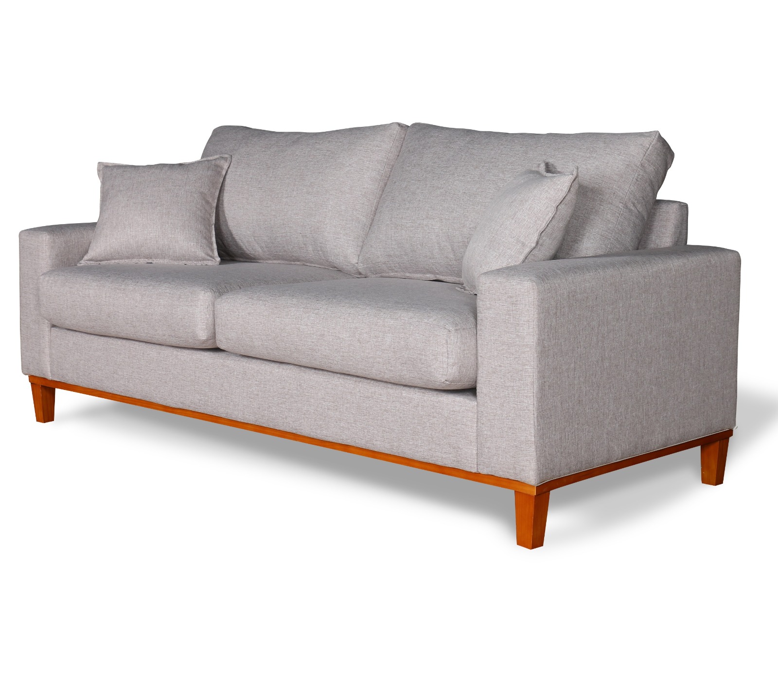Sofa Living Istambul 3 Lugares Tecido Linho