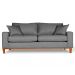 Sofa Living Istambul 3 Lugares Tecido Linho