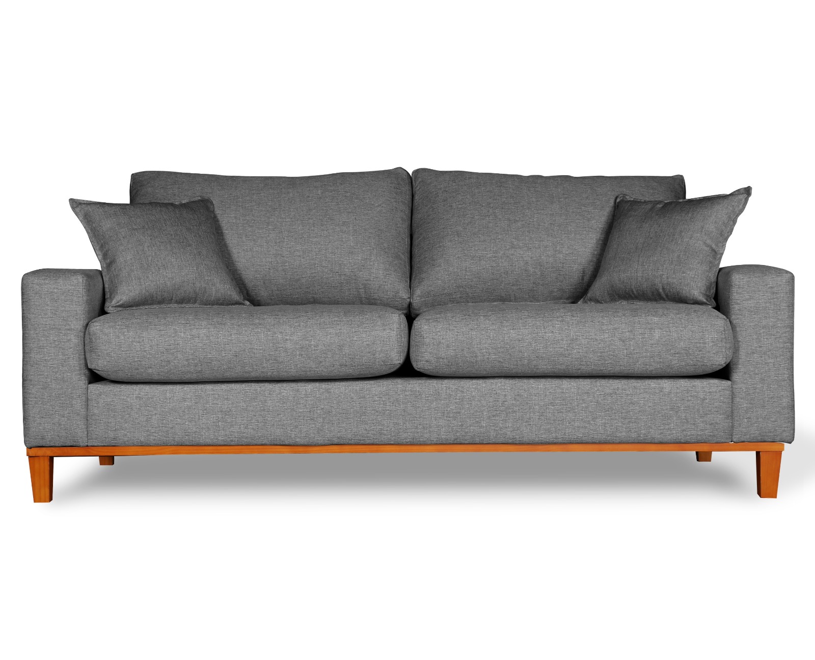 Sofa Living Istambul 3 Lugares Tecido Linho