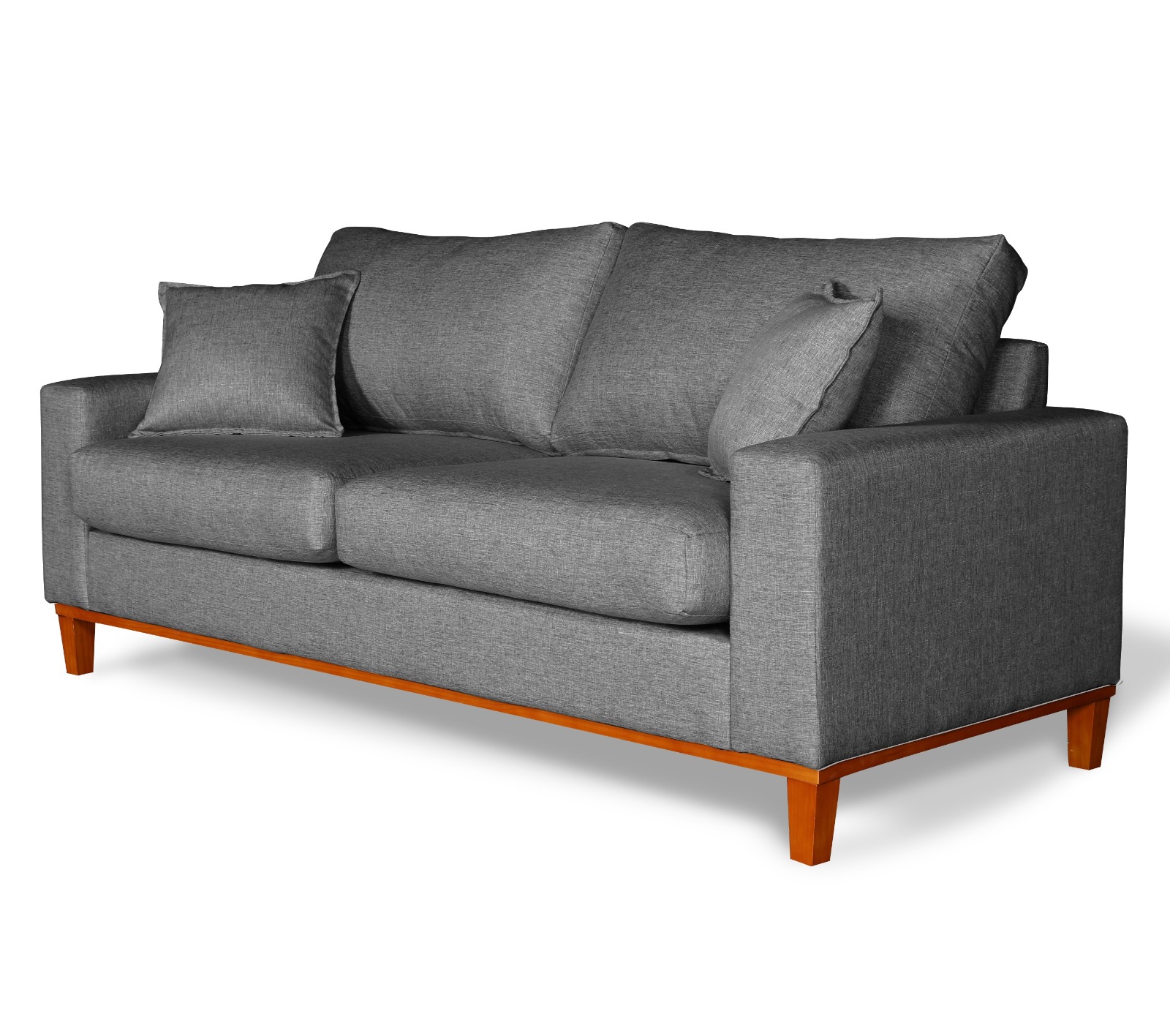 Sofa Living Istambul 3 Lugares Tecido Linho