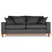 Sofa Living Istambul 3 Lugares Tecido Linho