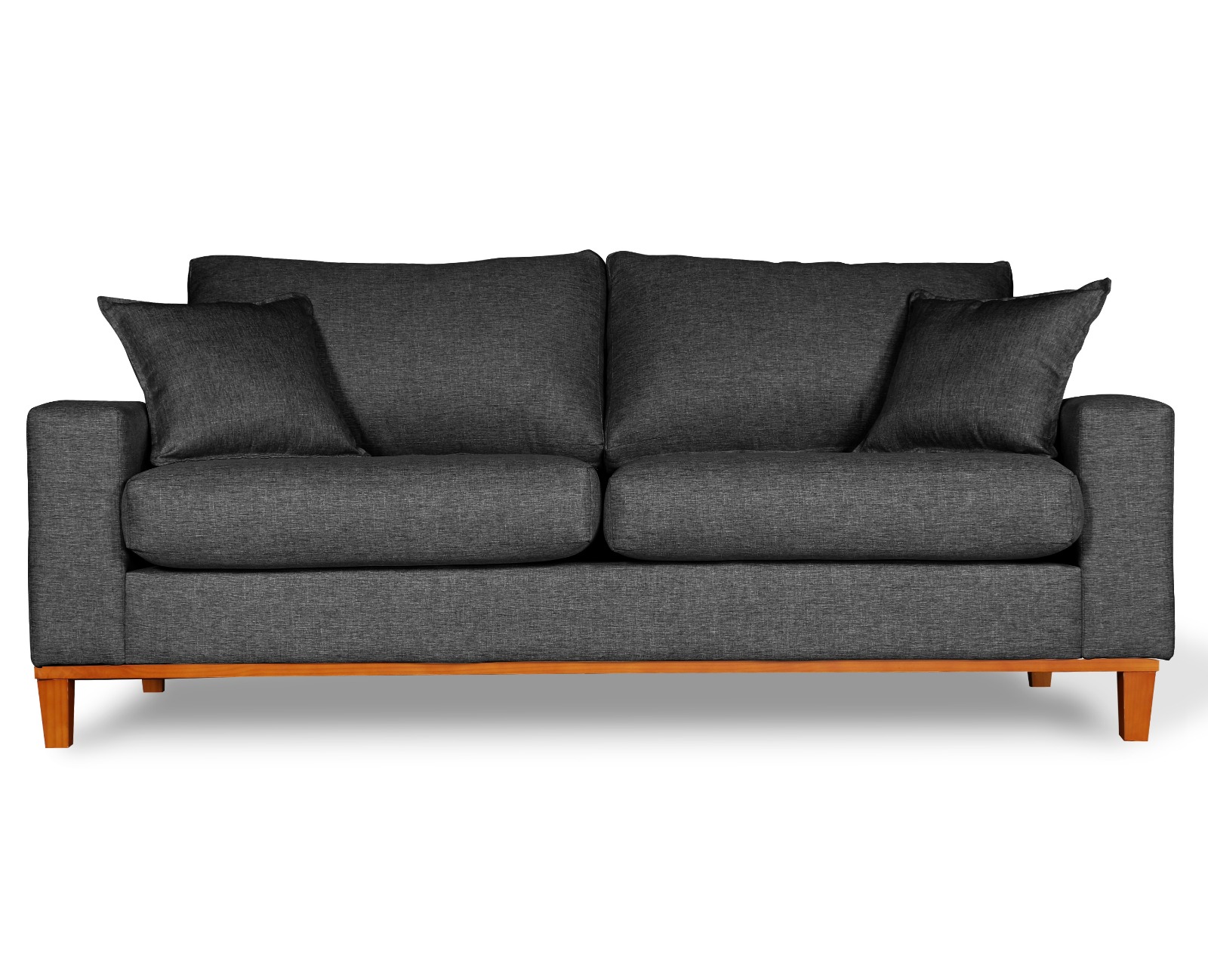 Sofa Living Istambul 3 Lugares Tecido Linho