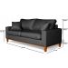 Sofa Living Istambul 3 Lugares Tecido Linho