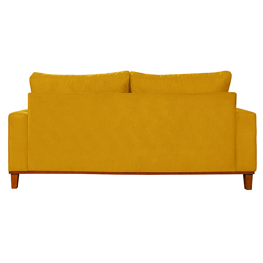 Sofa Living Istambul 3 Lugares Tecido Suede