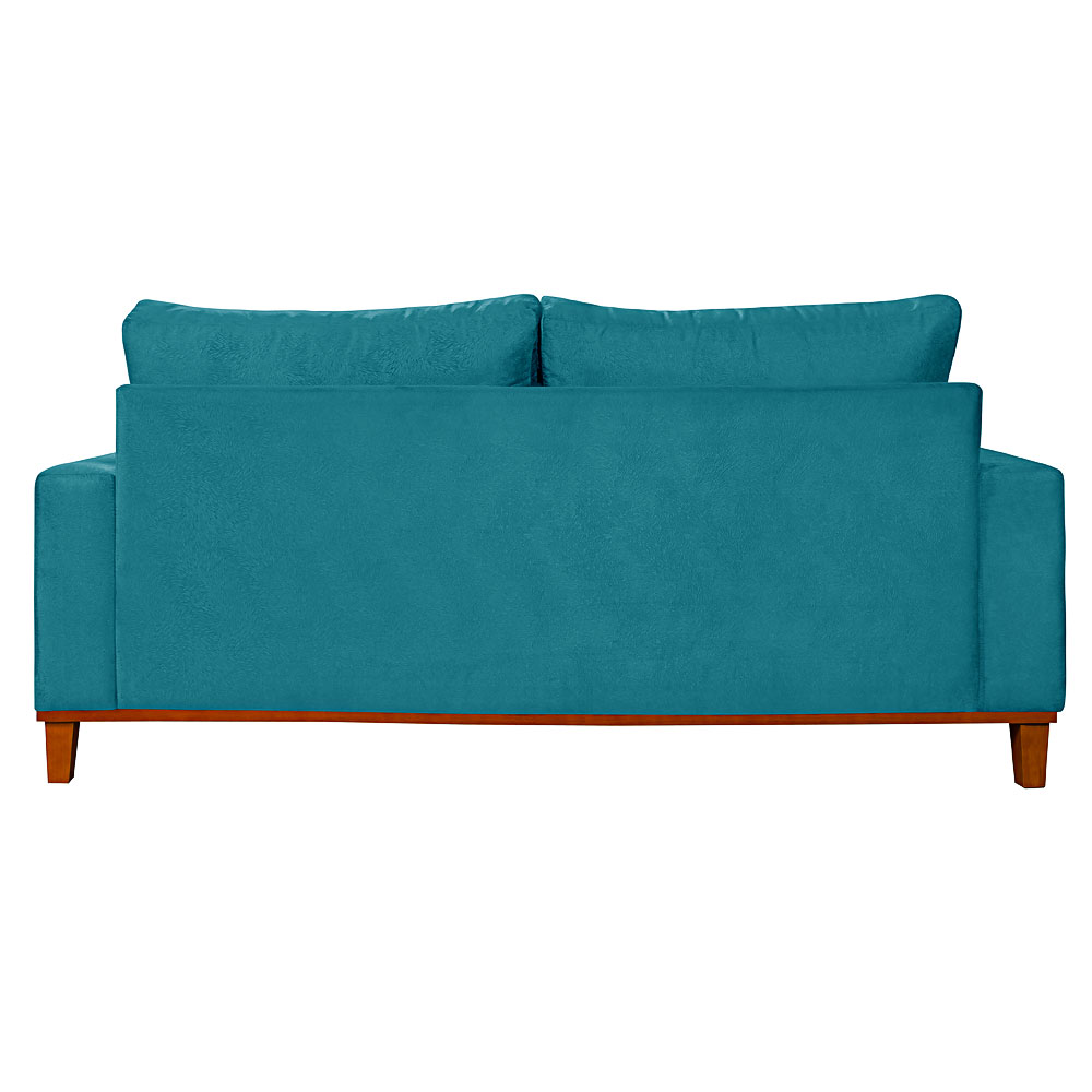 Sofa Living Istambul 3 Lugares Tecido Suede
