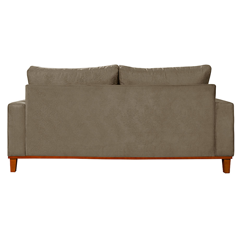 Sofa Living Istambul 3 Lugares Tecido Suede