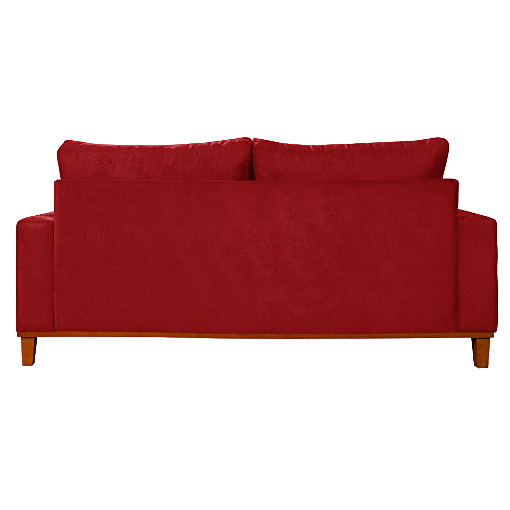 Sofa Living Istambul 3 Lugares Tecido Suede