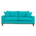 Sofa Living Istambul 3 lugares Revestimento Courino Sintetico