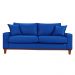 Sofa Living Istambul 3 lugares Revestimento Courino Sintetico