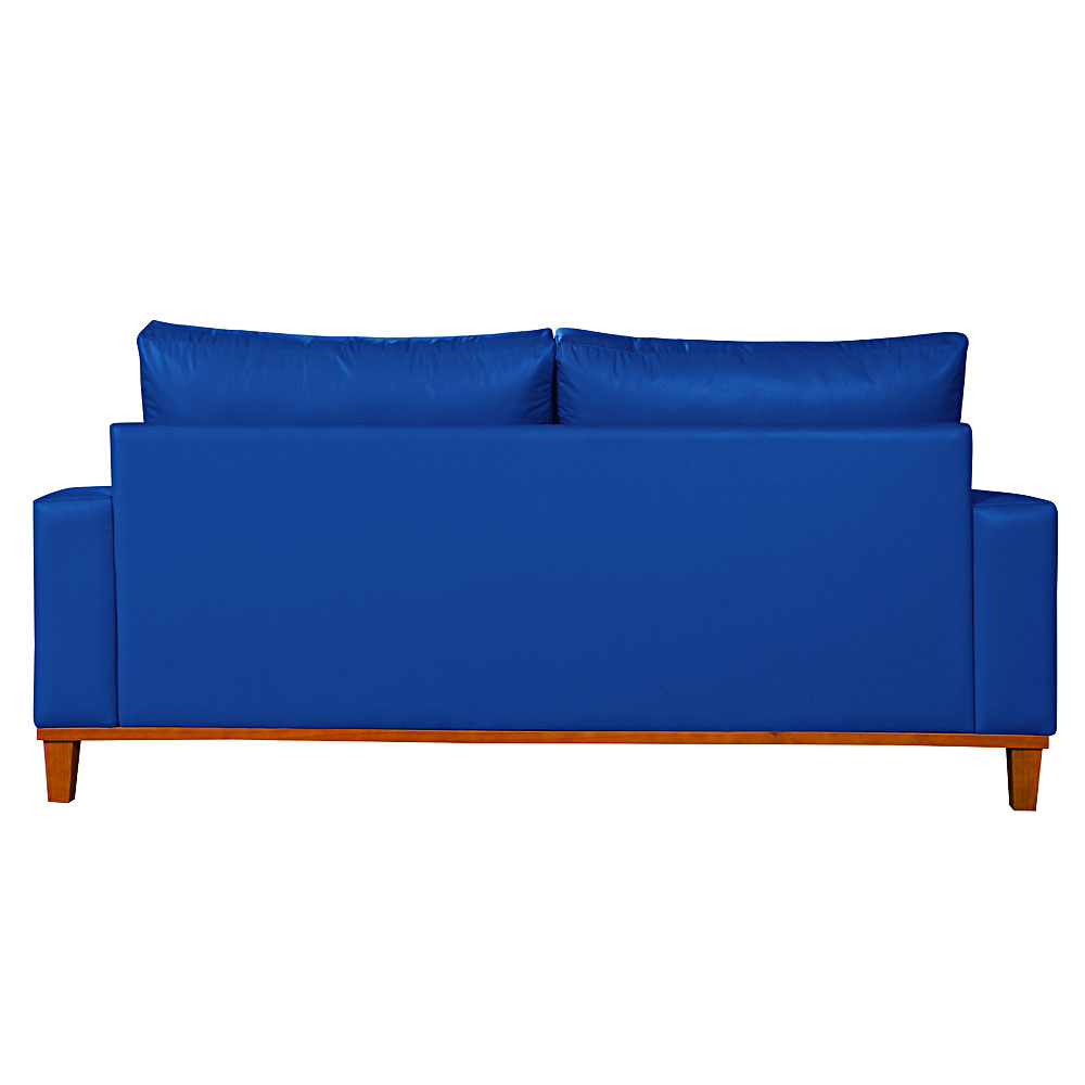 Sofa Living Istambul 3 lugares Revestimento Courino Sintetico