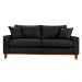 Sofa Living Istambul 3 lugares Revestimento Courino Sintetico