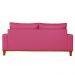 Sofa Living Istambul 3 lugares Revestimento Courino Sintetico