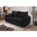 Sofa Living com Bau Multiuso 3 Lugares Suede Pes em Madeira