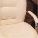 Cadeira Giratória Escritório Classic Presidente Branca Relax Base Cromada c/ Rodizio - 100% Nacional