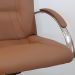 Cadeira Giratória Escritório Day Presidente Caramelo Relax Base Preta c/ Rodizio - 100% Nacional