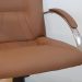Cadeira Giratória Escritório Day Presidente Caramelo Relax Base Preta c/ Rodizio - 100% Nacional