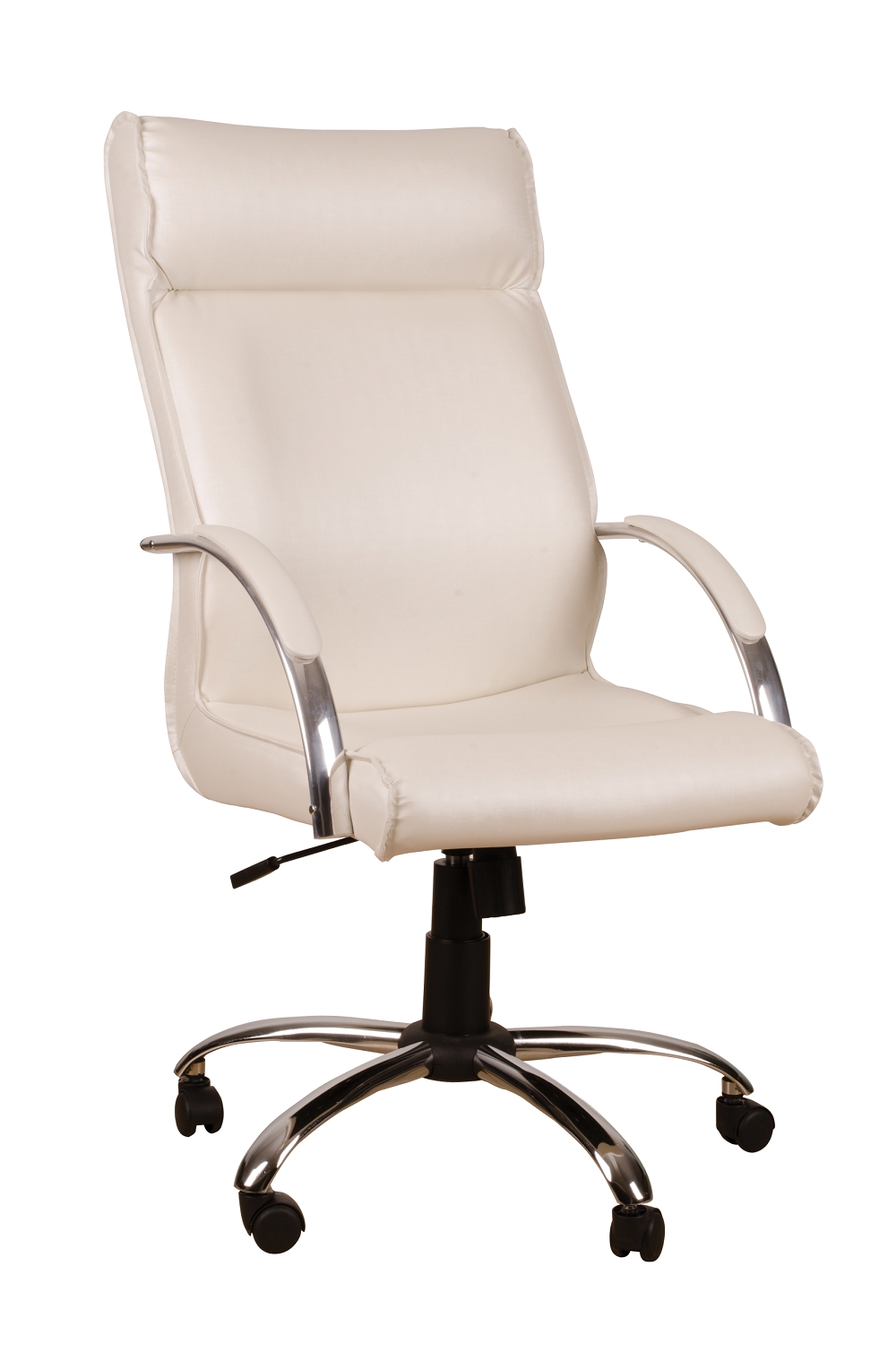 Cadeira Giratória Escritório Havana Presidente  Branco Relax Base Cromada c/ Rodizio - 100% Nacional