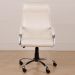 Cadeira Giratória Escritório Havana Presidente  Branco Relax Base Cromada c/ Rodizio - 100% Nacional