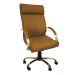 Cadeira Giratória Escritório Havana Presidente Caramelo Relax Base Cromada c/ Rodizio - 100% Nacional