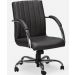 Cadeira Giratória Escritório Work Preta Relax Base Cromada c/ Rodizio - 100% Nacional