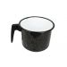 Caneca Canecao Esmaltada no 12 Preto e branco 1,5 l  ESMALTADOS SILVA 2327