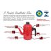 Caneca Leiteira Esmaltada no 16 vermelha atóxico 2,0 L cabo Baquelite  ESMALTADOS SILVA 2193 