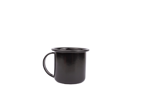 Caneca Xícara Esmaltada no 6 160ML Preta atóxico ESMALTADOS SILVA 2200 