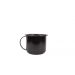 Caneca Xícara Esmaltada no 8 350ML Preta atóxico ESMALTADOS SILVA 1375