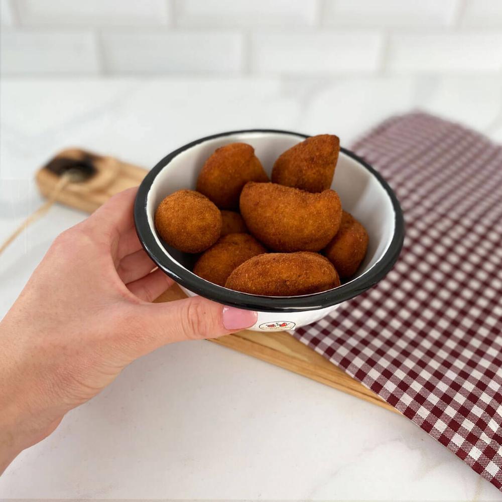 Conjunto 4 Tigelas Esmaltadas Ágata 500ml Bowls para Servir