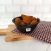 Conjunto 4 Tigelas Esmaltadas Ágata 500ml Bowls para Servir Esmaltados Silva Preto