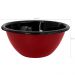 Conjunto 4 Tigelas Esmaltadas Ágata 500ml Bowls para Servir Esmaltados Silva Vermelho