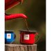 Jogo 4 Canecas Esmaltadas Retrô Vermelhas 90ml Xícaras Ágata Para Café Chá