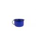 Xícara Caneca com pires Esmaltada no 8 180ml Azul 2277 e 2269
