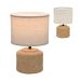 Abajur Decorativo Espressione Cru e Marrom Bivolt 32 cm