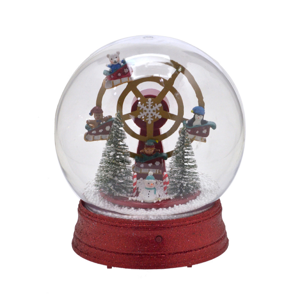 Bola Natal com Luz Vermelha