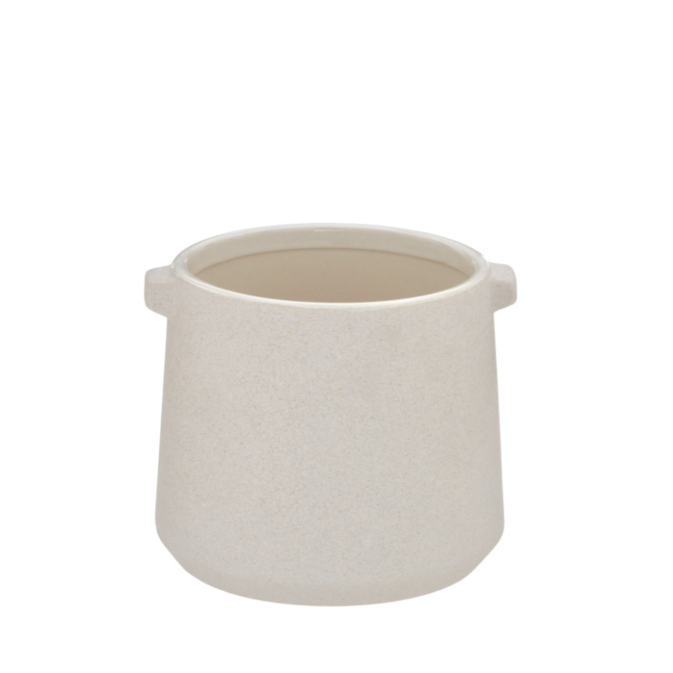 Cachepot Decorativo Espressione Basic Branco 16 cm