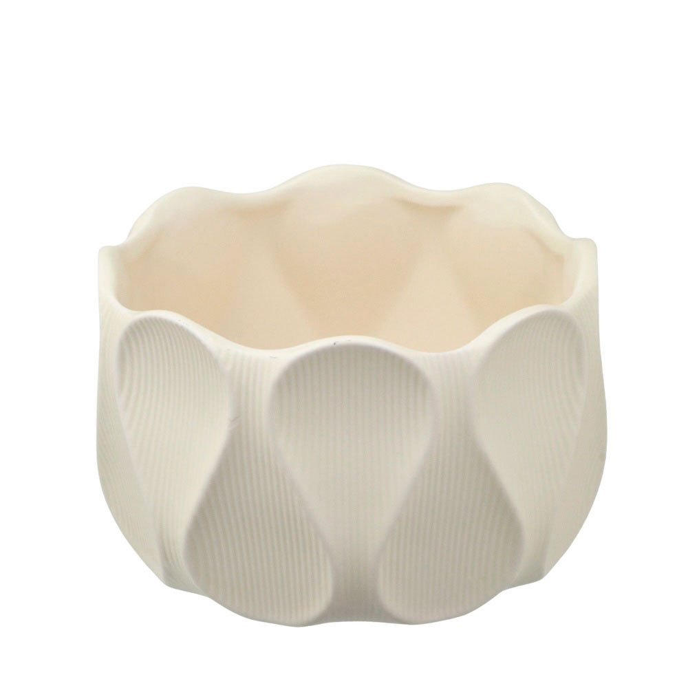 Cachepot Decorativo Espressione Creme