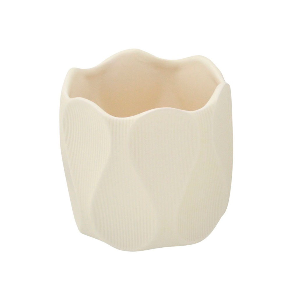 Cachepot Decorativo Espressione III Creme