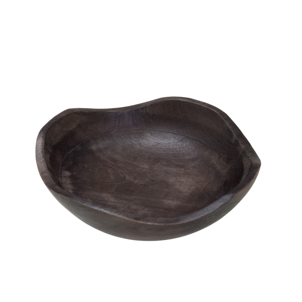 Centro de Mesa Espressione Orgânico Marrom 24 cm