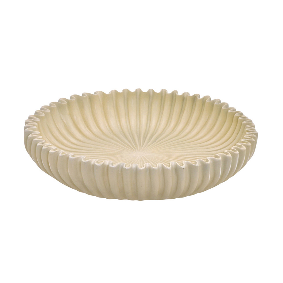Centro de Mesa Redondo Espressione Creme